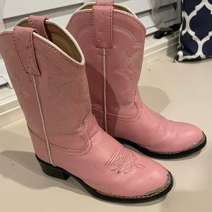 Durango girls pink boots size 12